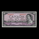 Canada, Bank of Canada, 10 dollars : 1954