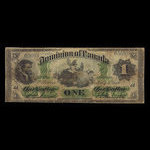 Canada, Dominion of Canada, 1 dollar : July 1, 1870