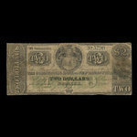 Canada, Commercial Bank of New Brunswick, 2 dollars : November 1, 1860