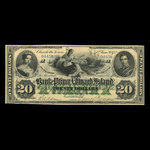 Canada, Bank of Prince Edward Island, 20 dollars : January 1, 1872