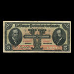 Canada, Provincial Bank of Canada, 5 dollars : January 2, 1913