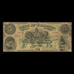 Canada, Bank of Toronto (The), 5 dollars : July 1, 1890