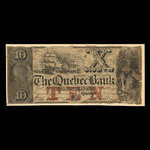 Canada, Quebec Bank, 10 dollars : November 1, 1849