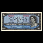 Canada, Bank of Canada, 5 dollars <br /> 1954