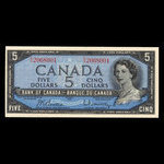 Canada, Bank of Canada, 5 dollars <br /> 1954