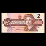 Canada, Bank of Canada, 2 dollars <br /> 1986