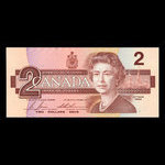 Canada, Bank of Canada, 2 dollars : 1986