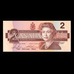 Canada, Bank of Canada, 2 dollars : 1986