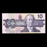 Canada, Bank of Canada, 10 dollars : 1989