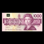 Canada, Bank of Canada, 1,000 dollars : 1988