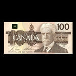 Canada, Bank of Canada, 100 dollars <br /> 1988