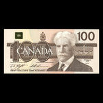 Canada, Bank of Canada, 100 dollars : 1988