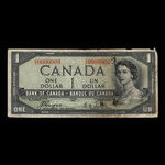 Canada, Bank of Canada, 1 dollar : 1954