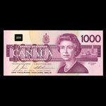 Canada, Bank of Canada, 1,000 dollars : 1988