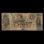 Canada, City Bank (Montreal), 5 shillings : February 1, 1853