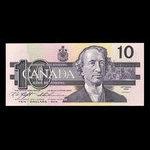 Canada, Bank of Canada, 10 dollars : 1989