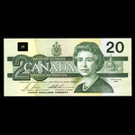 Canada, Bank of Canada, 20 dollars : 1991