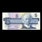 Canada, Bank of Canada, 5 dollars <br /> 1986