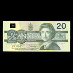 Canada, Bank of Canada, 20 dollars <br /> 1991