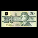 Canada, Bank of Canada, 20 dollars : 1991