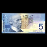 Canada, Bank of Canada, 5 dollars <br /> 2002