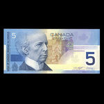 Canada, Bank of Canada, 5 dollars <br /> 2002