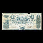 Canada, Central Bank of New Brunswick, 1 pound : January 1, 1844