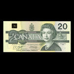 Canada, Bank of Canada, 20 dollars <br /> 1991