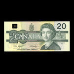 Canada, Bank of Canada, 20 dollars : 1991