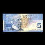 Canada, Bank of Canada, 5 dollars <br /> 2002