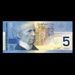 Canada, Bank of Canada, 5 dollars <br /> 2002