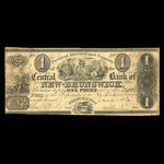 Canada, Central Bank of New Brunswick, 1 pound : June 1, 1856