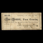 Canada, Read, Stevenson & Co., 10 cents : March 1, 1876