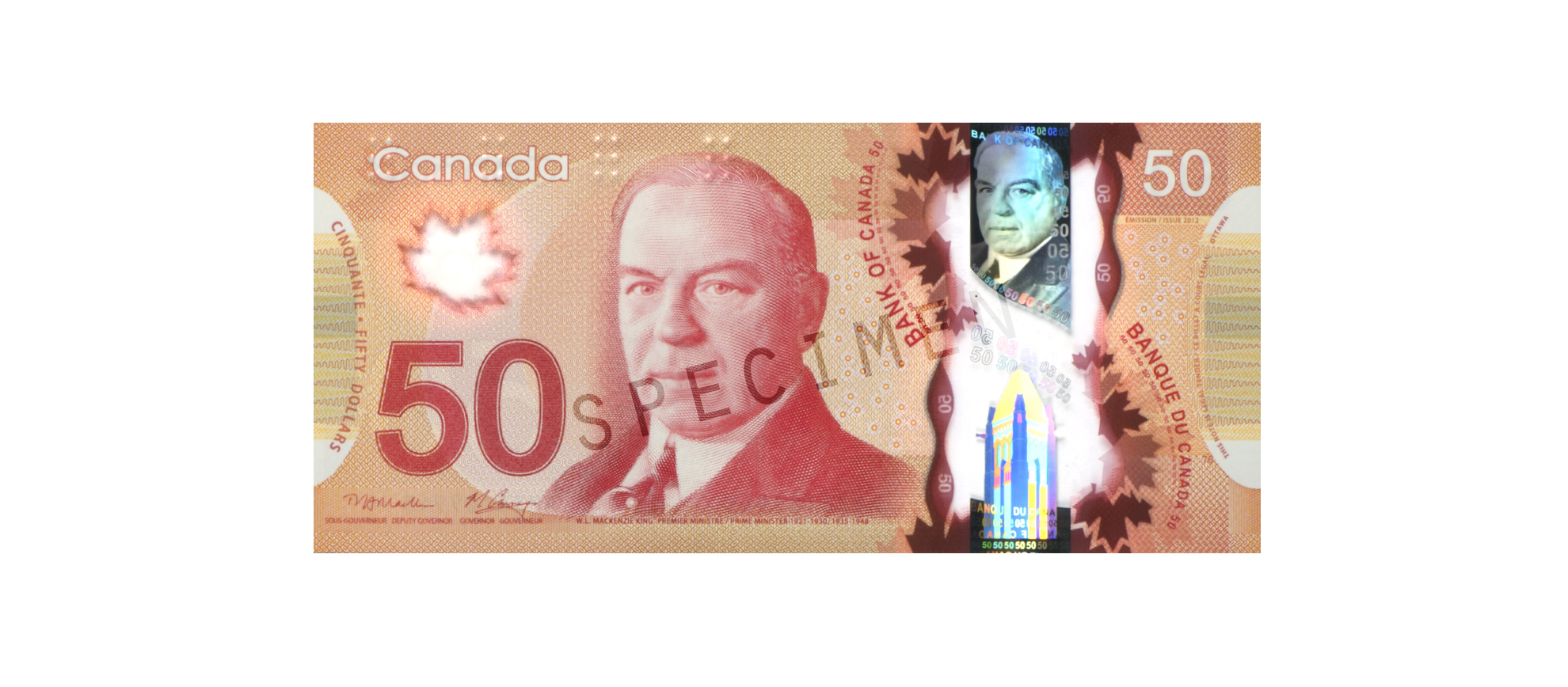 Frontiers Series 50 Note Bank Of Canada Museum